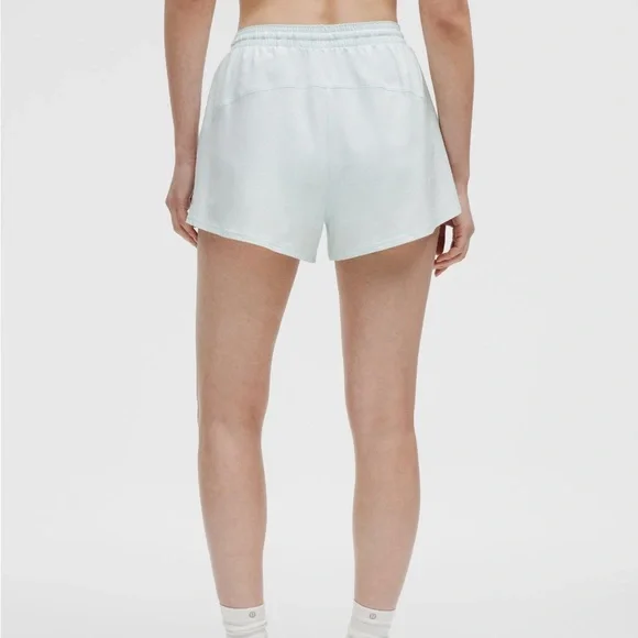 Lululemon Pace Rival 3in Shorts Mint Breeze - Picture 2 of 2